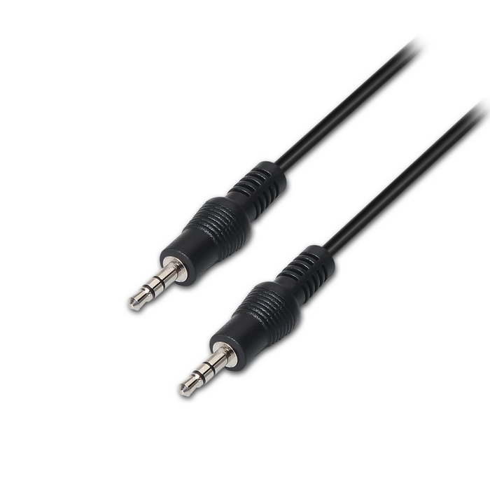 Aisens Cable de Audio Estéreo Jack 3.5mm Macho a Jack 3.5mm Macho 3m Negro A128-0143 Aisens Cable de Audio Estéreo Jack 3.5mm Macho a Jack 3.5mm Macho 3m Negro A128-0143